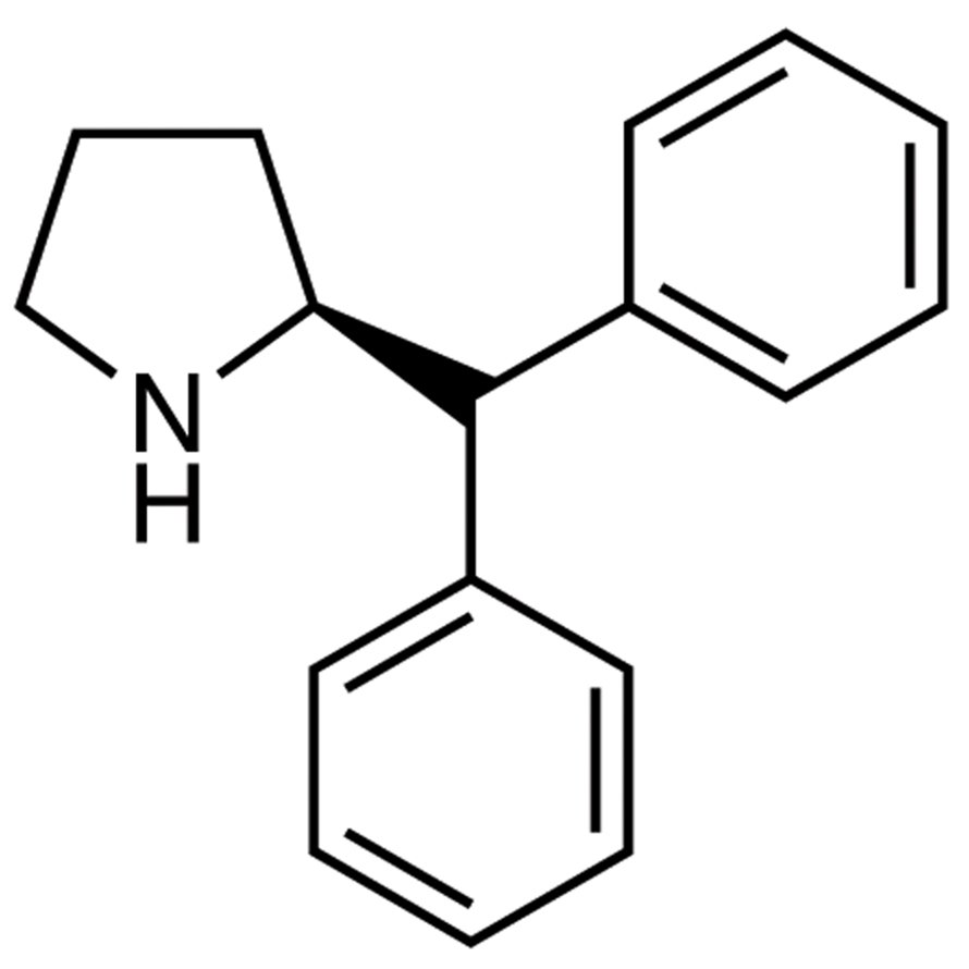 (S)-(-)-2-(Diphenylmethyl)pyrrolidine >95.0%(GC)(T) - CAS 119237-64-8