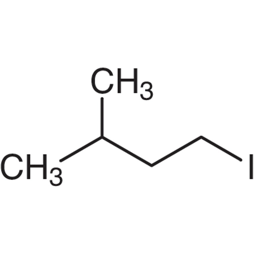 1-Iodo-3-methylbutane (stabilized with Na2S2O3) >99.0%(GC) - CAS 541-28-6