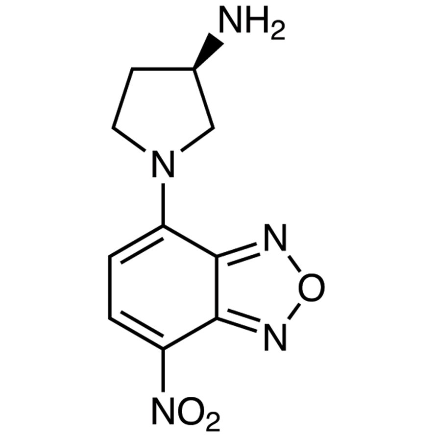 (R)-(-)-NBD-APy [=(R)-(-)-4-Nitro-7-(3-aminopyrrolidin-1-yl)-2,1,3-benzoxadiazole] [HPLC Labeling Reagent for e.e. Determination] >98.0%(HPLC) - CAS 143112-51-0