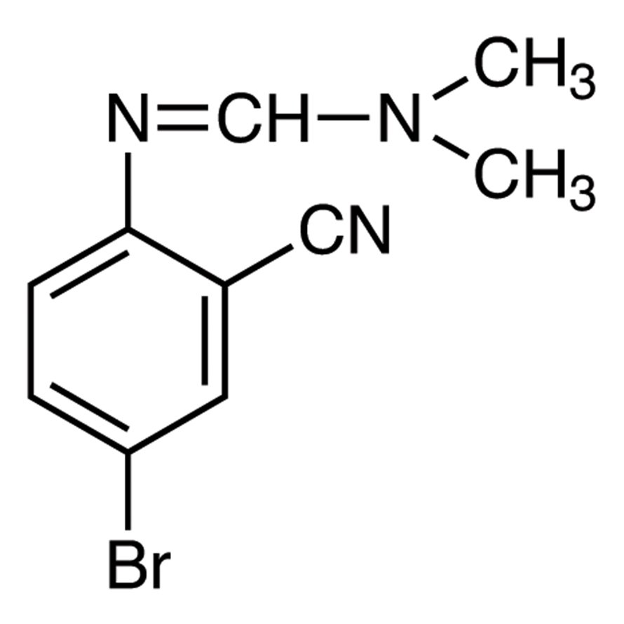 N'-(4-Bromo-2-cyanophenyl)-N,N-dimethylformamidine >98.0%(GC)(T) - CAS 39255-60-2
