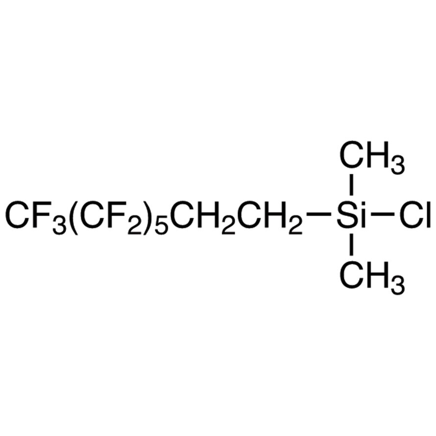 Chlorodimethyl(3,3,4,4,5,5,6,6,7,7,8,8,8-tridecafluoro-n-octyl)silane >94.0%(GC) - CAS 102488-47-1