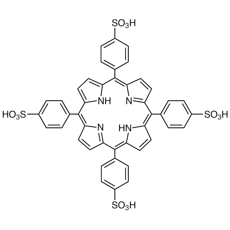 TPPS (=Tetraphenylporphyrin Tetrasulfonic Acid) [Ultra-high sensitive spectrophotometric reagent for transition metals] >85.0%(HPLC) - CAS 35218-75-8