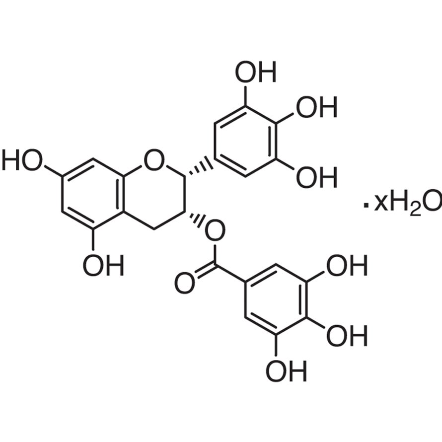 (-)-Epigallocatechin Gallate Hydrate >98.0%(HPLC) - CAS 989-51-5