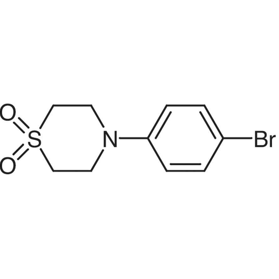 4-(4-Bromophenyl)thiomorpholine 1,1-Dioxide >98.0%(GC)(T) - CAS 1093878-42-2