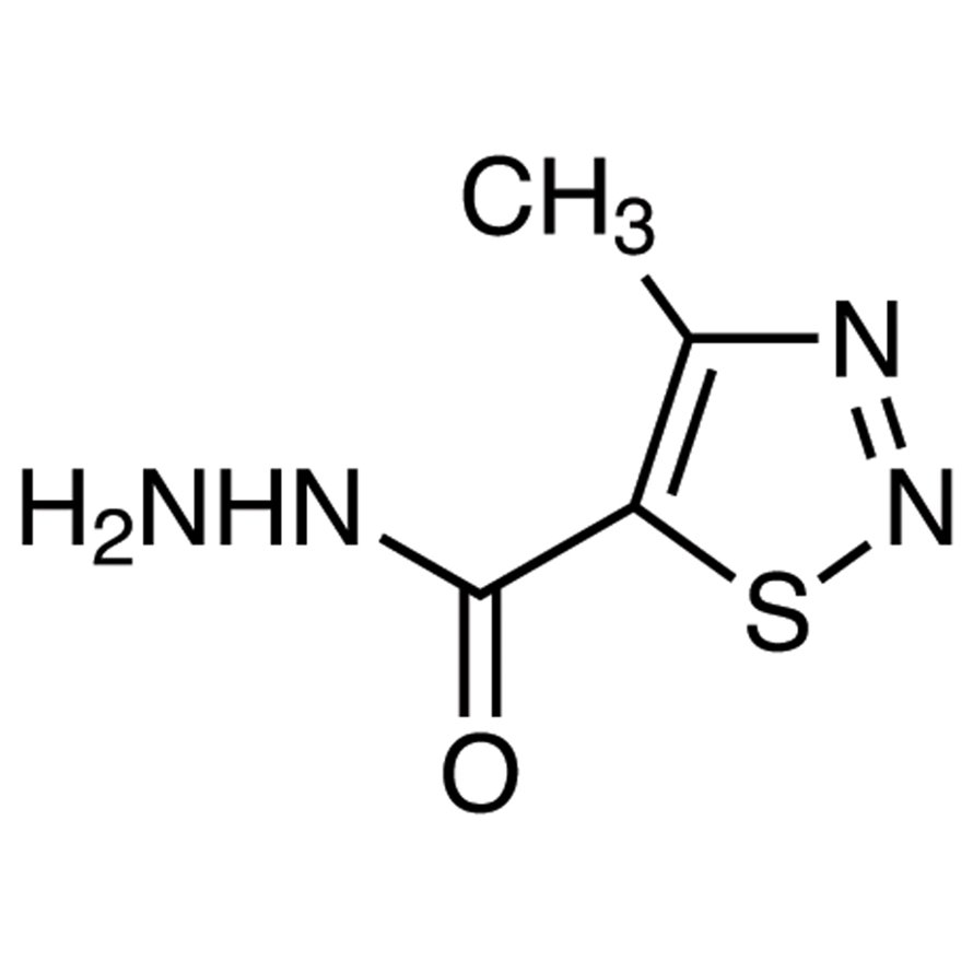 4-Methyl-1,2,3-thiadiazole-5-carbohydrazide >98.0%(GC)(T) - CAS 75423-15-3