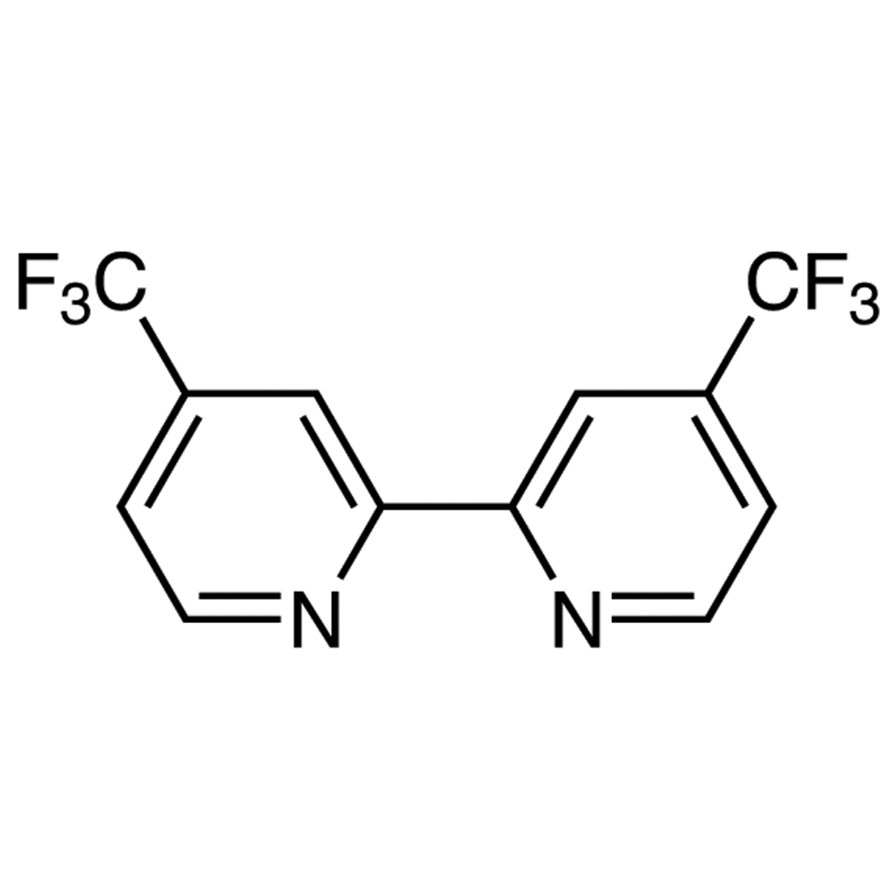 4,4'-Bis(trifluoromethyl)-2,2'-bipyridyl >98.0%(GC)(T) - CAS 142946-79-0