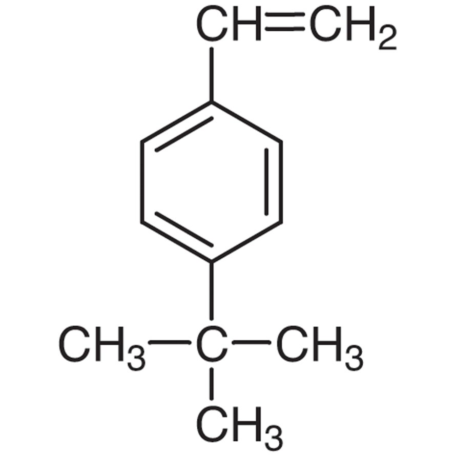 4-tert-Butylstyrene (stabilized with TBC) >90.0%(GC) - CAS 1746-23-2