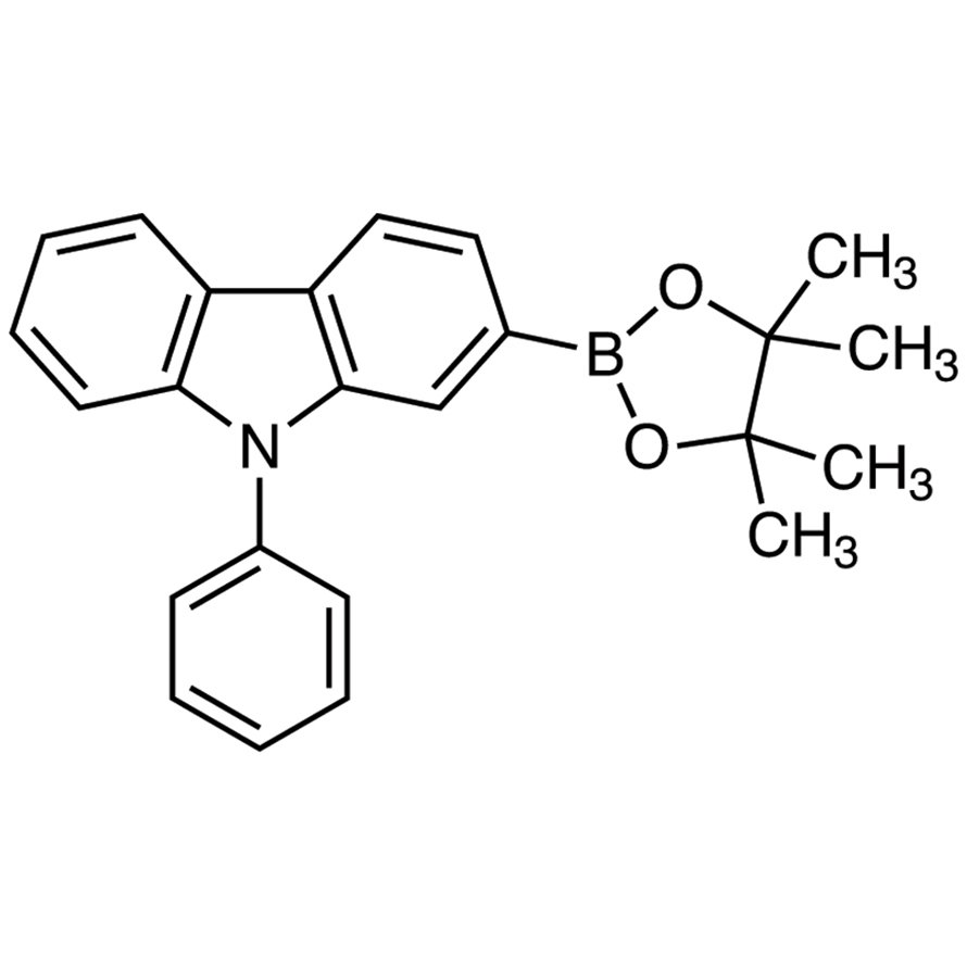 9-Phenyl-2-(4,4,5,5-tetramethyl-1,3,2-dioxaborolan-2-yl)carbazole >98.0%(GC) - CAS 1246669-45-3