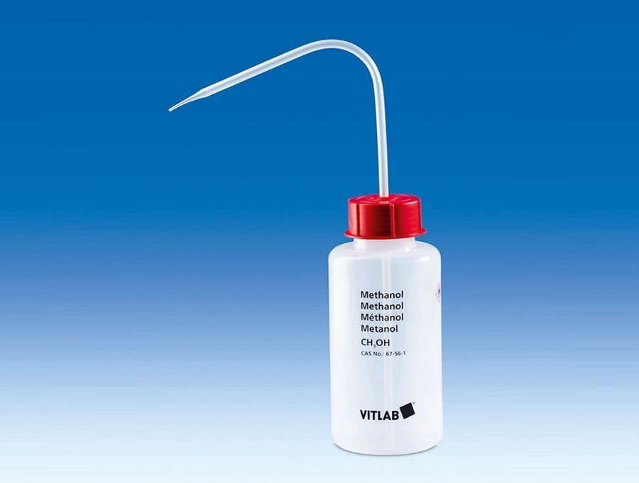 Piset PE-LD, Dar Boyunlu, Özel Emniyetli Kapaklı  ( Asetik Asit )    500 ml