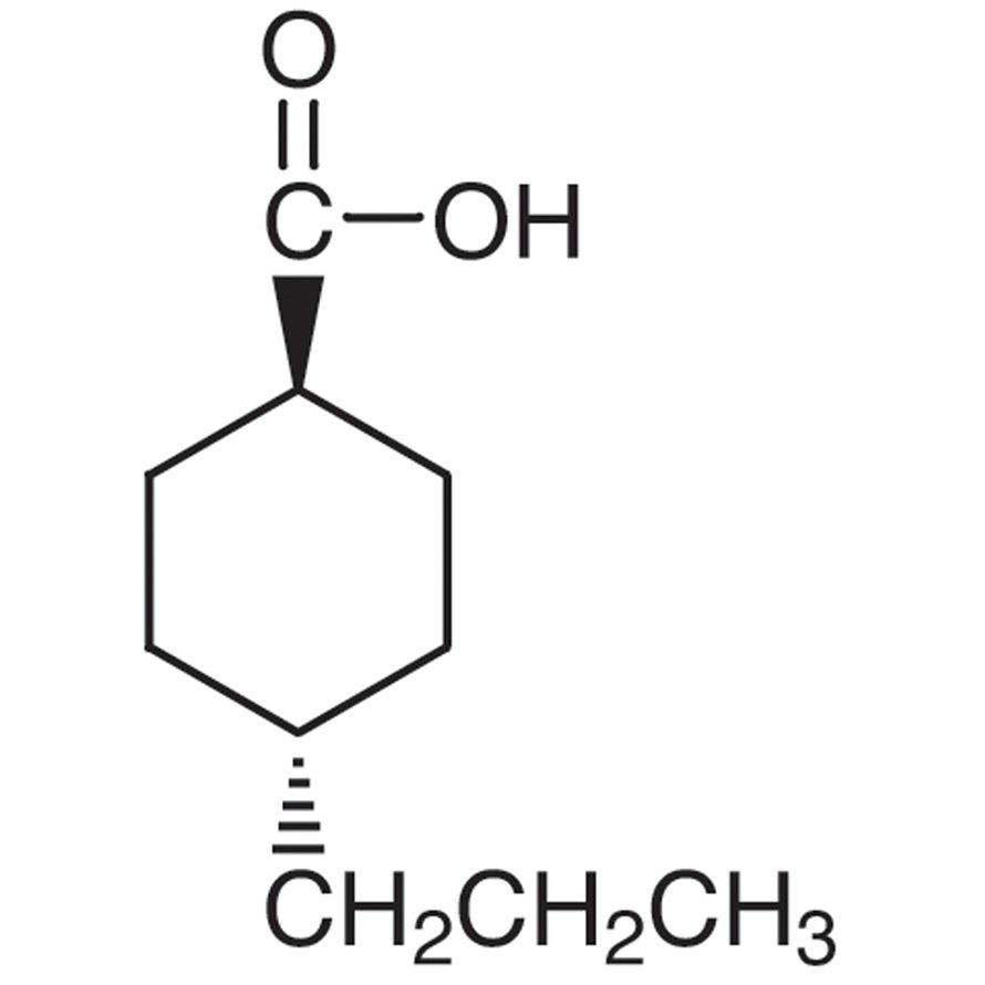 trans-4-Propylcyclohexanecarboxylic Acid >98.0%(GC)(T) - CAS 38289-27-9
