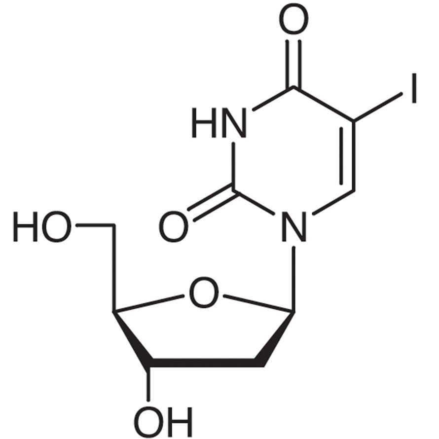 5-Iodo-2'-deoxyuridine >99.0%(T) - CAS 54-42-2