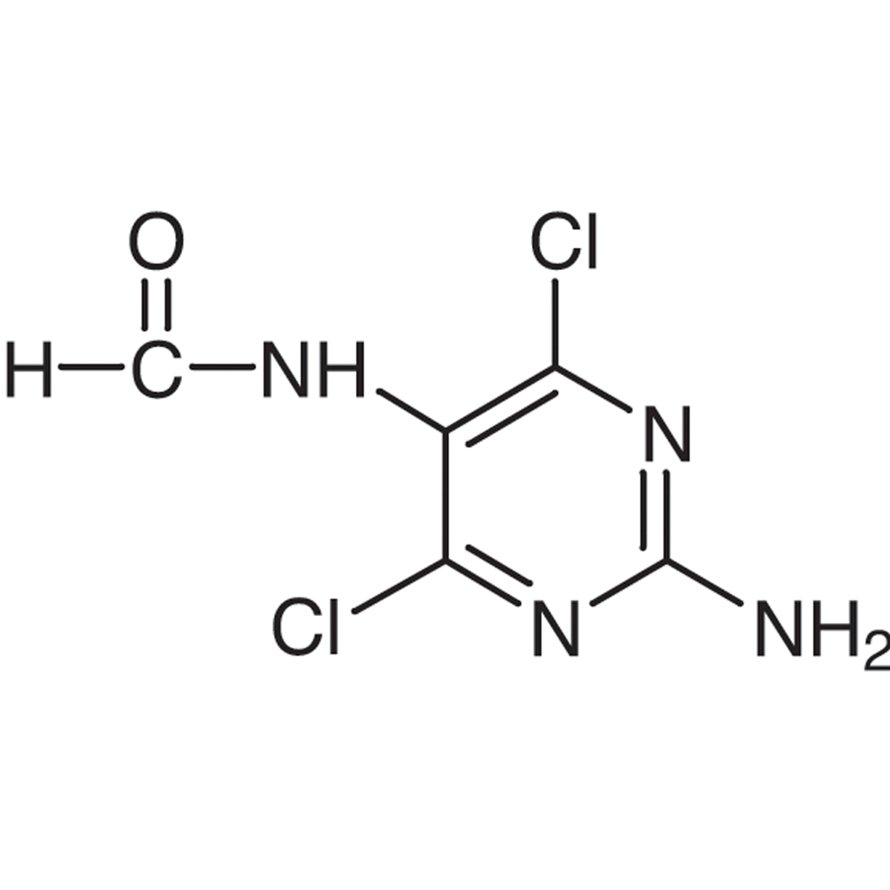 2-Amino-4,6-dichloro-5-formamidopyrimidine >98.0%(HPLC)(N) - CAS 171887-03-9