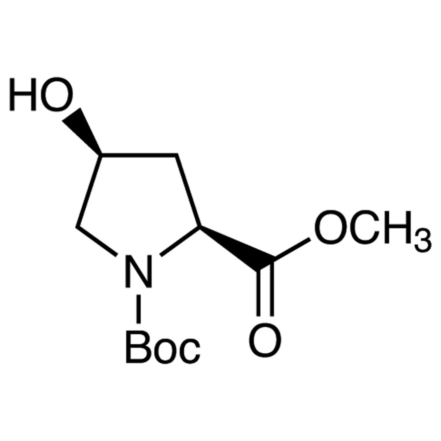 N-(tert-Butoxycarbonyl)-cis-4-hydroxy-L-proline Methyl Ester >97.0%(GC) - CAS 102195-79-9