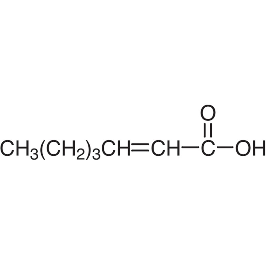 2-Heptenoic Acid (contains 3-Heptenoic Acid) >90.0%(GC) - CAS 18999-28-5