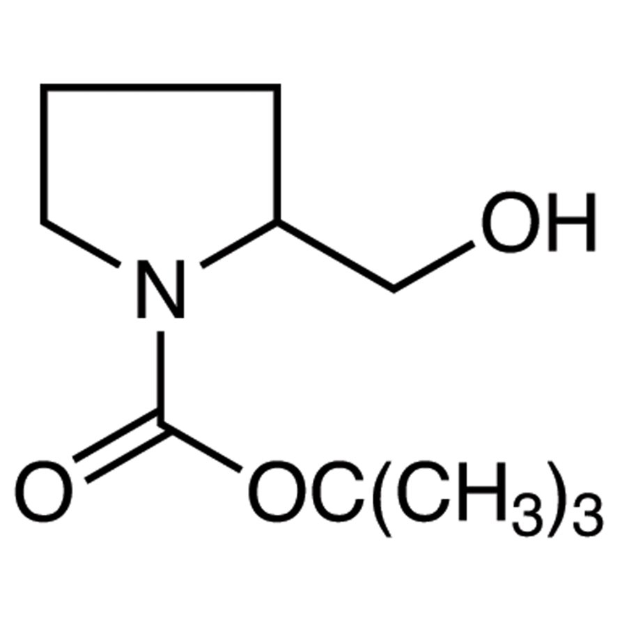 N-(tert-Butoxycarbonyl)-DL-prolinol >98.0%(GC) - CAS 170491-63-1