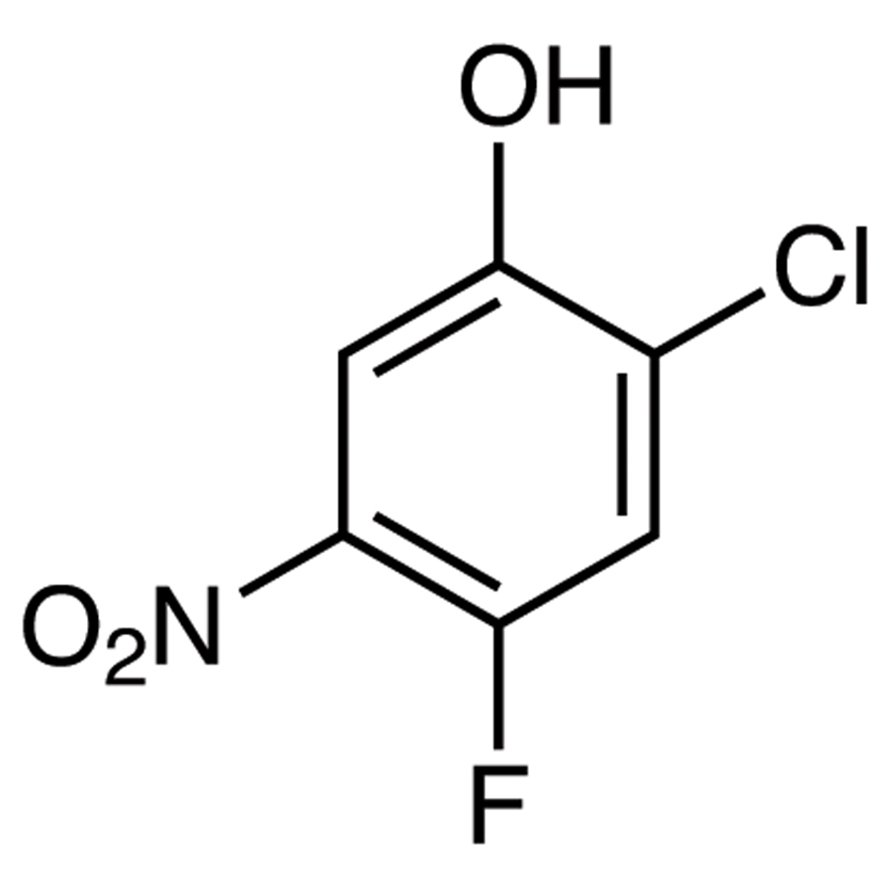 2-Chloro-4-fluoro-5-nitrophenol >98.0%(GC)(T) - CAS 84478-75-1