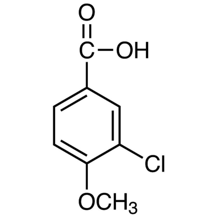 3-Chloro-4-methoxybenzoic Acid >97.0%(GC)(T) - CAS 37908-96-6