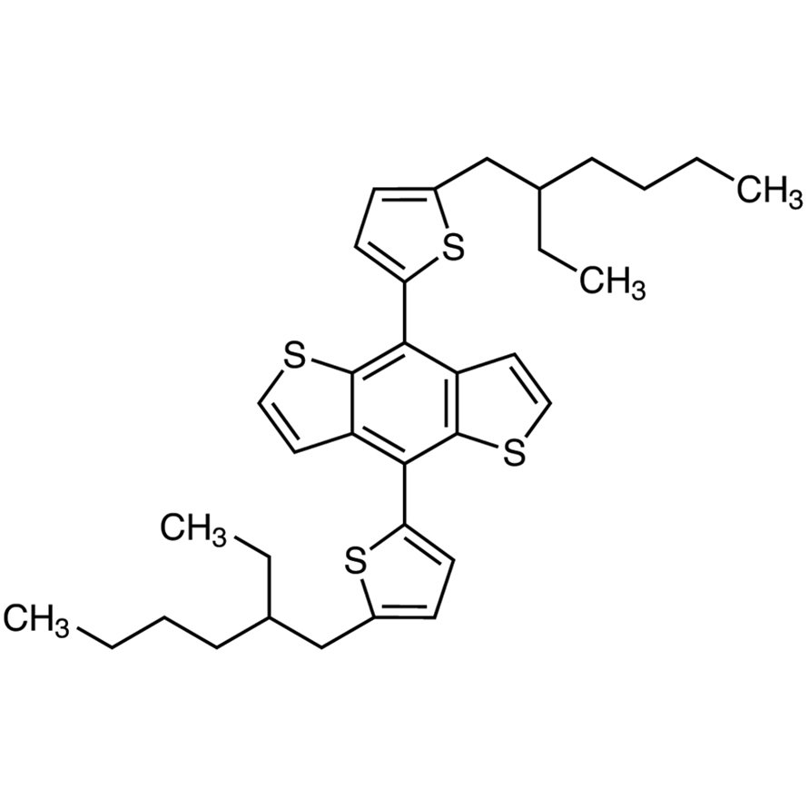 4,8-Bis[5-(2-ethylhexyl)thiophen-2-yl]benzo[1,2-b:4,5-b']dithiophene >98.0%(HPLC) - CAS 1352642-35-3