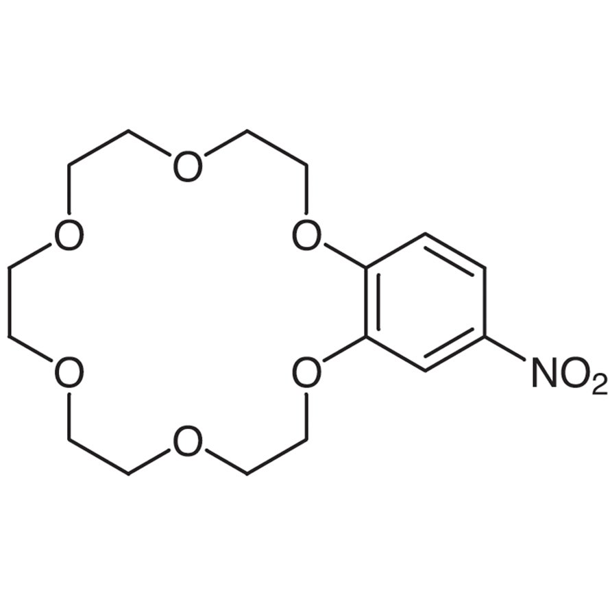 4'-Nitrobenzo-18-crown 6-Ether >97.0%(GC) - CAS 53408-96-1