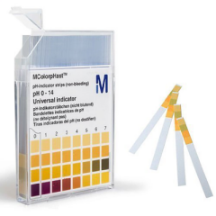 Merck 109535 Ph-İndicator Strips Non-Bleeding Ph 0 - 14 Universal İndicator Ph 0 - 1 - 2 - 3 - 4 - 5 - 6 - 7 - 8 - 9 - 10 - 11 - 12 - 13 -
