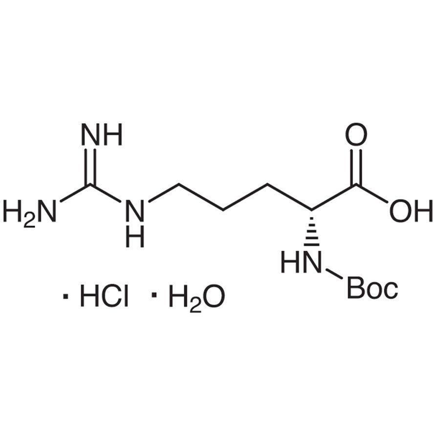 Nα-(tert-Butoxycarbonyl)-D-arginine Hydrochloride Monohydrate >98.0%(N) - CAS 114622-81-0