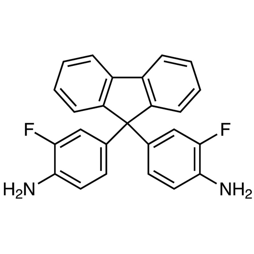 9,9-Bis(4-amino-3-fluorophenyl)fluorene >98.0%(HPLC)(N) - CAS 127926-65-2