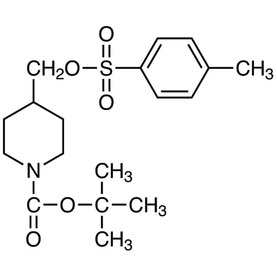 1-(tert-Butoxycarbonyl)-4-[(p-toluenesulfonyloxy)methyl]piperidine >98.0%(N) - CAS 166815-96-9