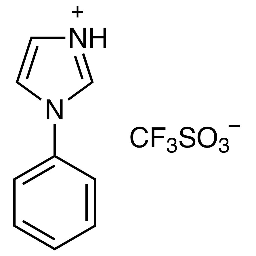 1-Phenyl-1H-imidazol-3-ium Trifluoromethanesulfonate >98.0%(HPLC) - CAS 361447-81-6