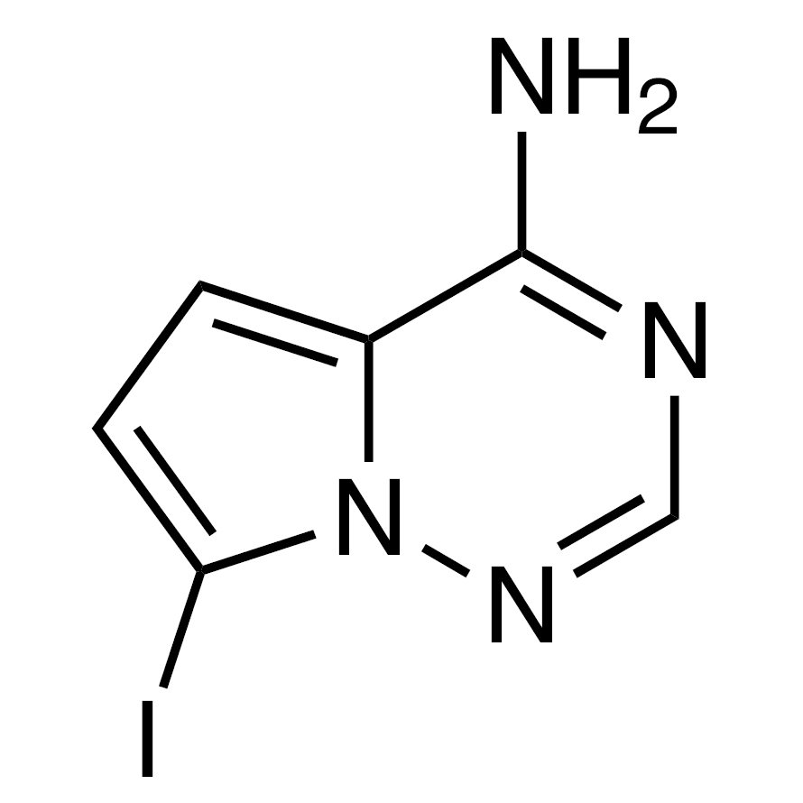 7-Iodopyrrolo[2,1-f][1,2,4]triazin-4-amine >98.0%(T)(HPLC) - CAS 1770840-43-1