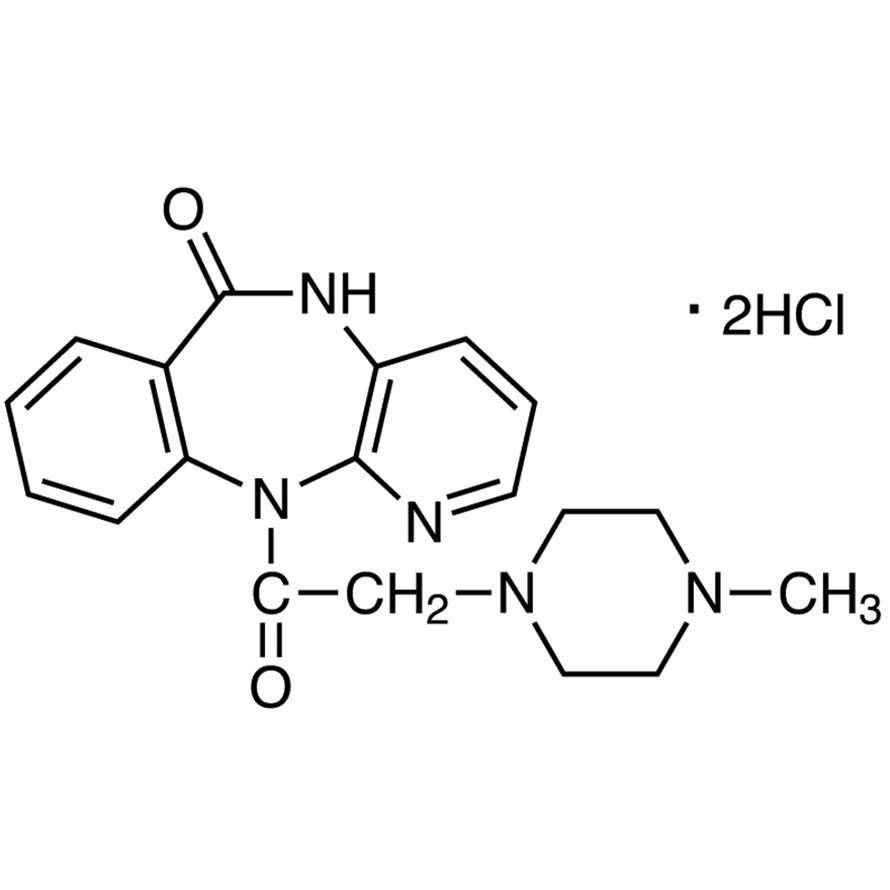 Pirenzepine Dihydrochloride >98.0%(T)(HPLC) - CAS 29868-97-1