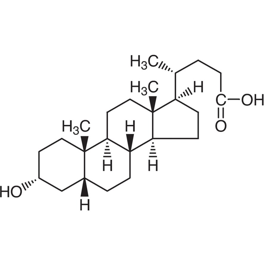 Lithocholic Acid >98.0%(T) - CAS 434-13-9