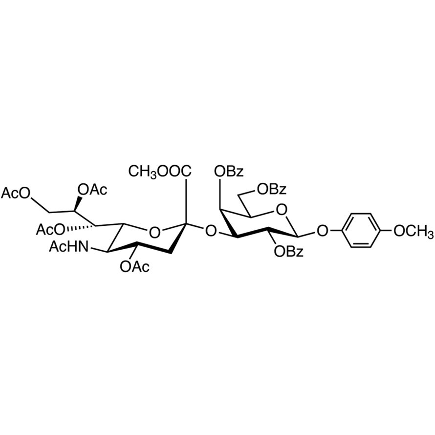 Neu5Ac[1Me,4789Ac]α(2-3)Gal[246Bz]-β-MP >95.0%(HPLC) - CAS 1858223-85-4