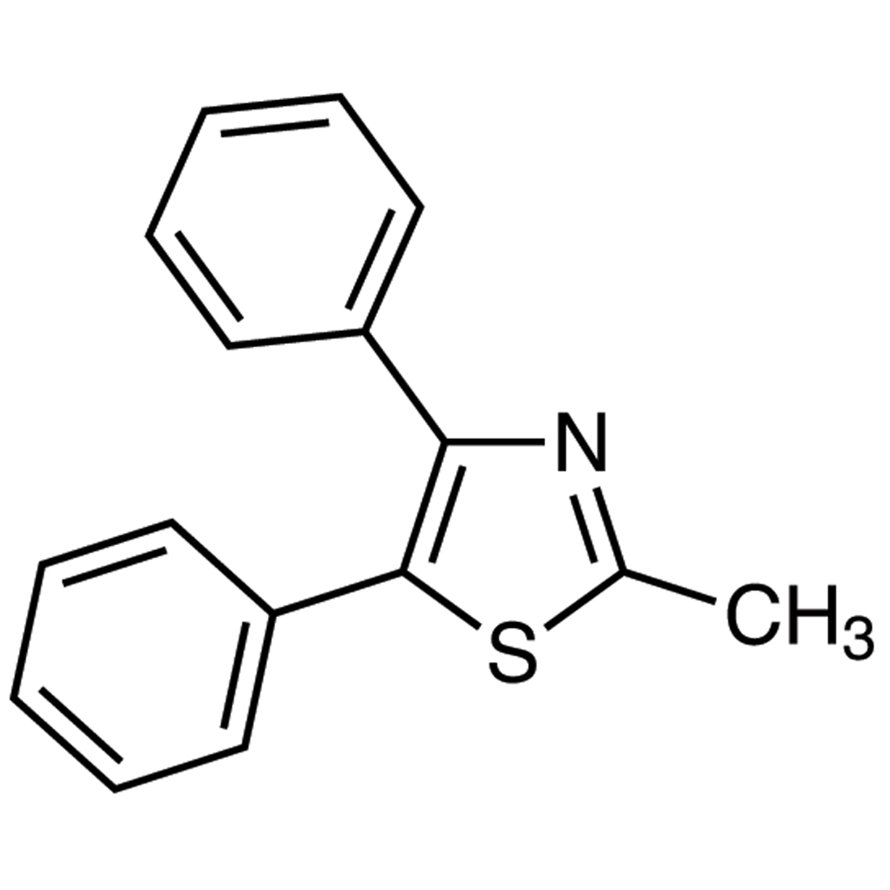 2-Methyl-4,5-diphenylthiazole >97.0%(GC) - CAS 3755-83-7