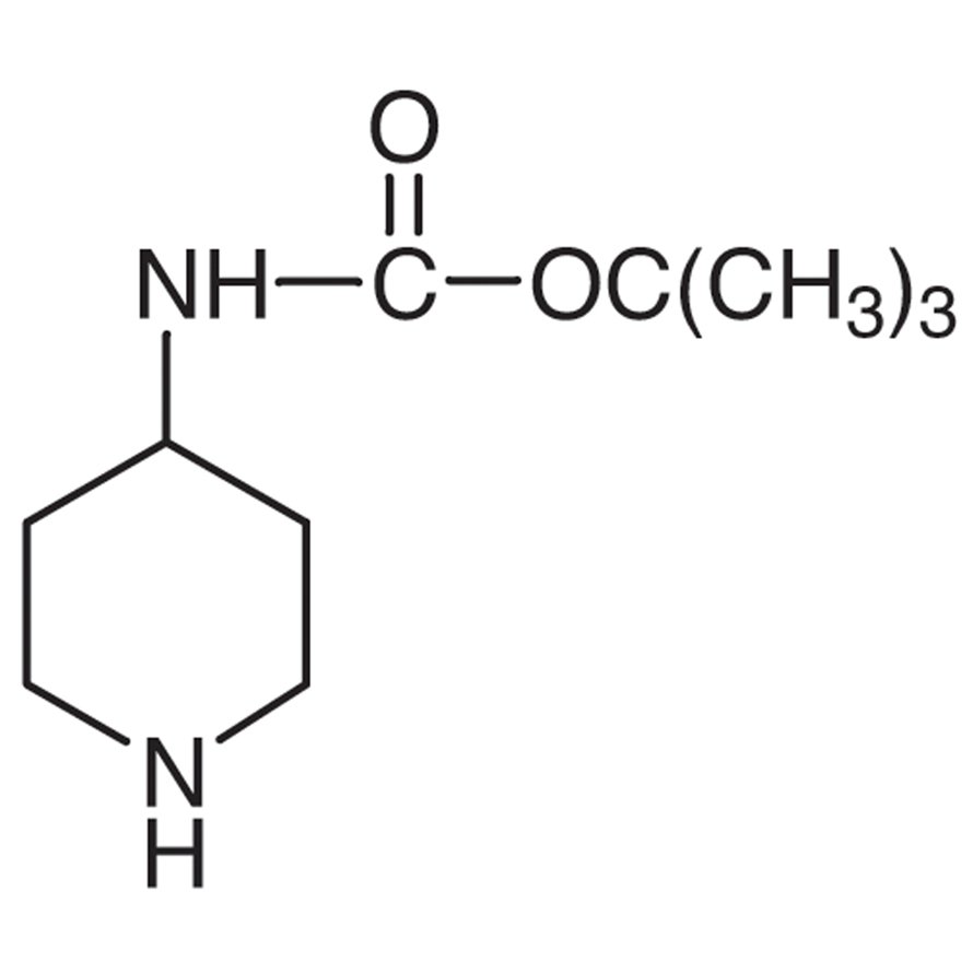 4-(tert-Butoxycarbonylamino)piperidine >98.0%(GC)(T) - CAS 73874-95-0