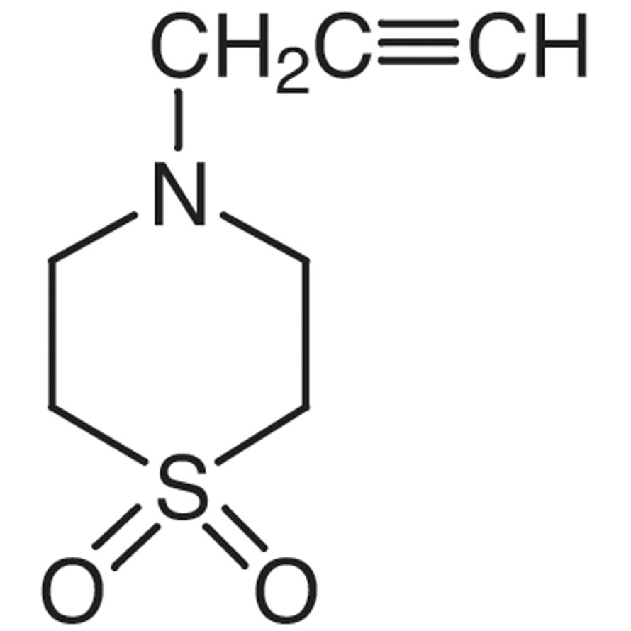 4-Propargylthiomorpholine 1,1-Dioxide >98.0%(GC) - CAS 10442-03-2
