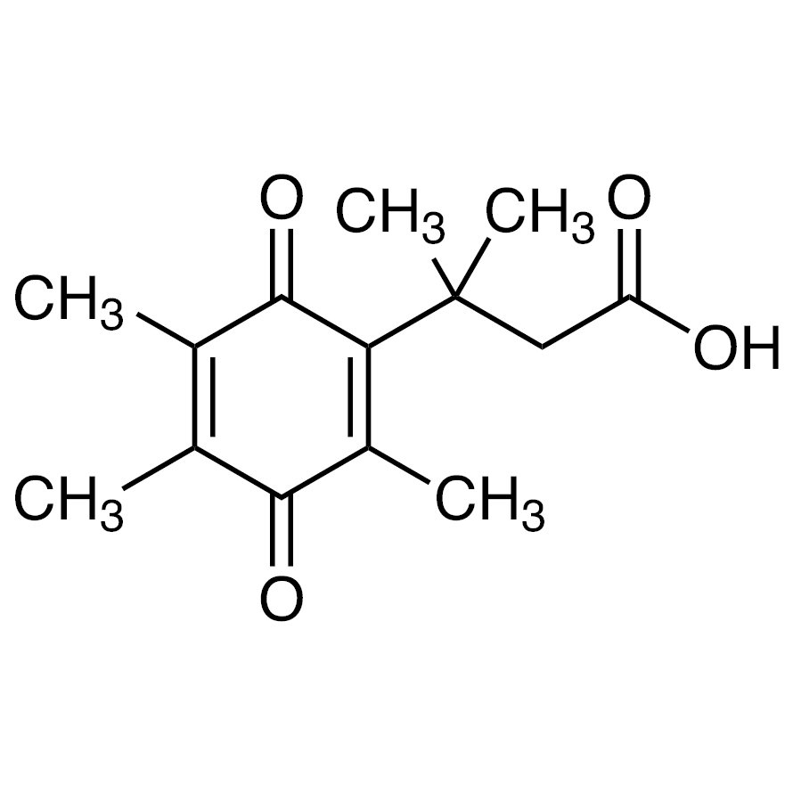3-Methyl-3-(2,4,5-trimethyl-3,6-dioxocyclohexa-1,4-dien-1-yl)butanoic Acid >97.0%(T)(HPLC) - CAS 40662-29-1